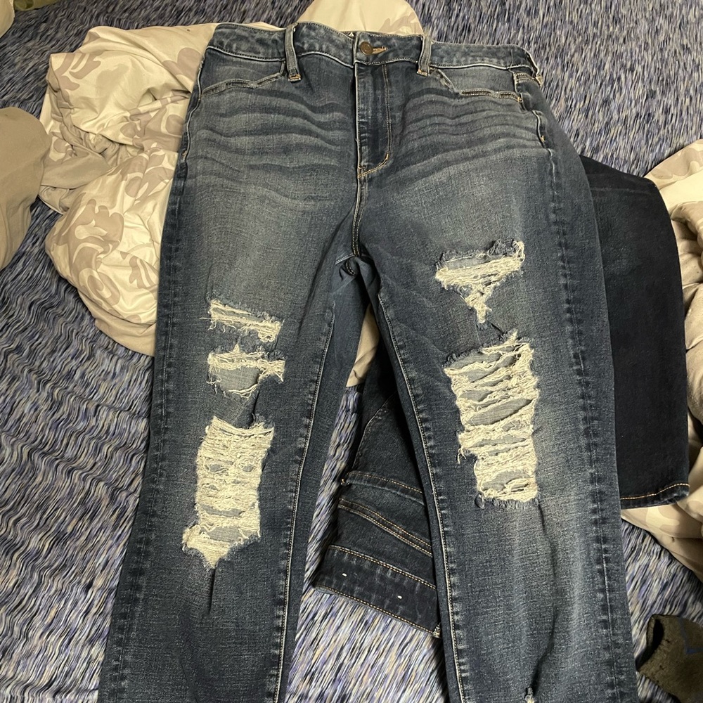 American Eagle super high rise Jegging Size 14 R